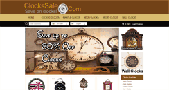 Desktop Screenshot of clockssale.com