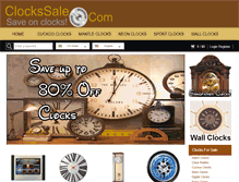 Tablet Screenshot of clockssale.com